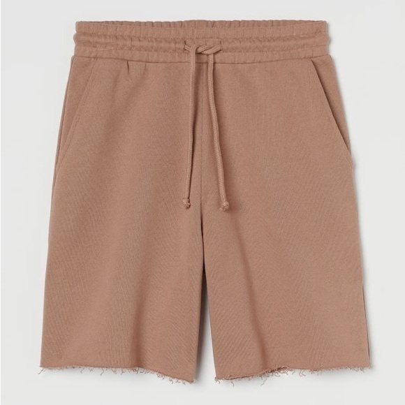 Tan sweat shorts - Picture 1 of 4